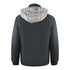 Aquascutum Plain Black Hide Hood Lightweight Jacket